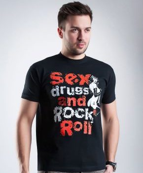 Koszulka Sex Drugs and Rock n Roll
